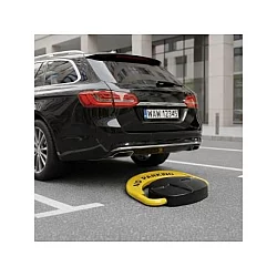 ModernHome Parking barijera sklopiva 40 cm zaobljena sa ključem, daljinskom kontrolom i alarmom (DNPL-002)