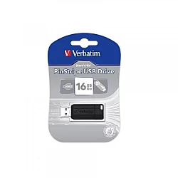VERBATIM PinStripe 2.0 USB 16GB Black (49063)