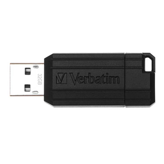 VERBATIM USB Flash 32GB pinstripe 2.0 crni