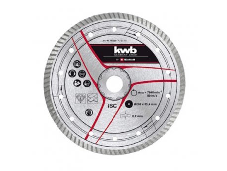 EINHELL KWB dijamantna rezna ploča 200x25.4mm Turbo 49797750