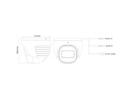 PROVISION DI-340IPE-MVF IP Bullet kamera 4Mp S-SIGHT, IR 20m, MFV 2,8-12mm