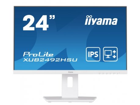 IIYAMA Monitor 24'' WHITE, ETE IPS-panel, 1920x1080