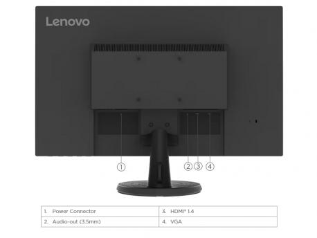 LENOVO D27-40 (Raven Black) Full HD, 75Hz, HDMI, VGA, Free Sync (67A3KAC6EU)