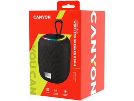 CANYON BSP-8, Bluetooth zvučnik, crni (CNE-CBTSP8B)