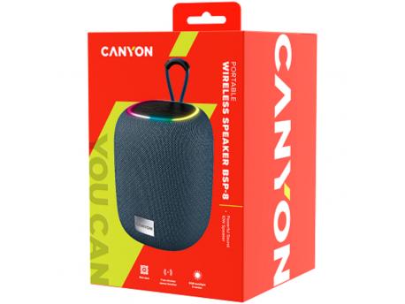 CANYON BSP-8, Bluetooth zvučnik, sivi (CNE-CBTSP8G)