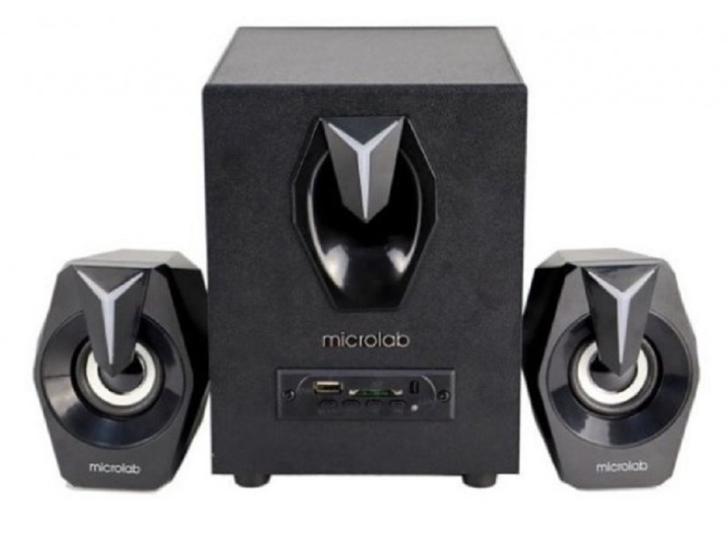 MICROLAB G100BT Aktivni zvučnici 2.1 11W (5W,2x3W) 3,5mm SD USB FM Bluetooth daljinski LED cena