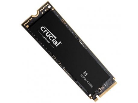 SSD Crucial P3 2To - M.2 NVMe - Externe Portable - Noir - Boîte Ouverte