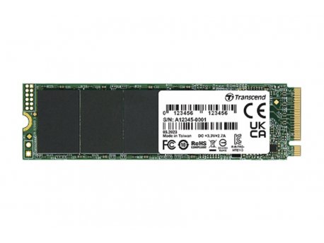 TRANSCEND M.2 500GB NVMe, 2280 PCIe 3.0 SSD (TS500GMTE115S)