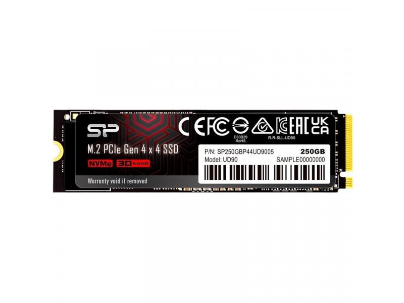 SILICON POWER M.2 2280 250GB SSD, UD90, 3D NAND, single sided (SP250GBP44UD9005) cena