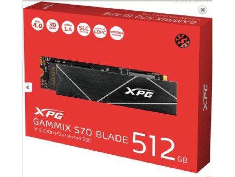 A DATA SSD  512GB M.2 PCIe Gen4x4 XPG GAMMIX S70 BLADE AGAMMIXS70B-512G-CS cena