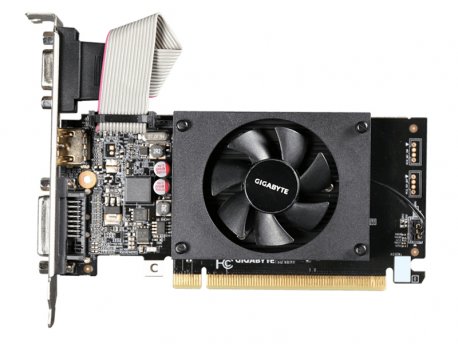 GIGABYTE NVidia GeForce GT 710, 2GB, 64bit, GV-N710D3-2GL rev 2.0 cena