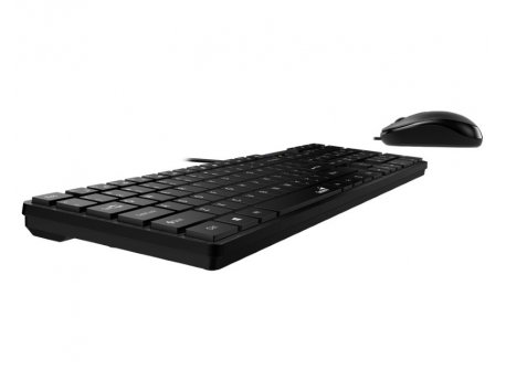 GENIUS SlimStar C126 USB YU crna tastatura+ USB crni miš cena
