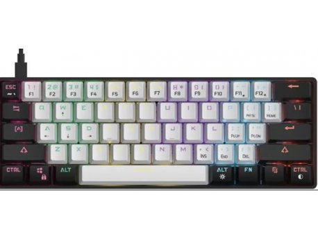 GAMDIAS Tastatura Aura GK2 Mehanička 60 RGB belo/crna cena