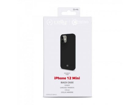 CELLY Futrola CROMO za iPhone 12 MINI u CRNOJ boji (CROMO1003BK01)