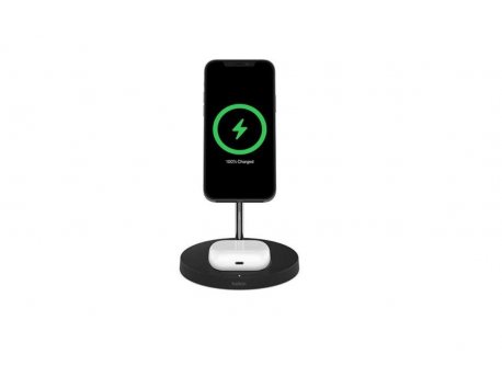 BELKIN BOOST CHARGE PRO MagSafe 2-in-1 Wireless Charger Stand - Black cena