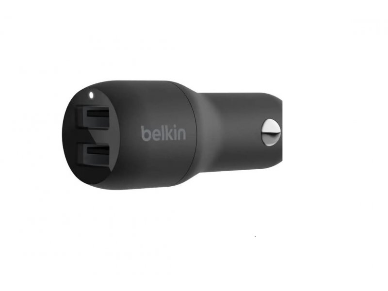 BELKIN Car Charger BOOST CHARGE Dual USB-A 24W - Black cena