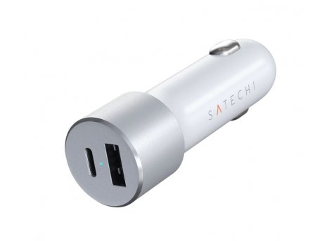 SATECHI 72W Type-C PD Car Charger - Silver cena