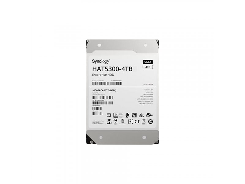 SYNOLOGY HAT5300-4T za NAS, 4TB / 3.5 / 256MB / SATA / 7200 rpm cena