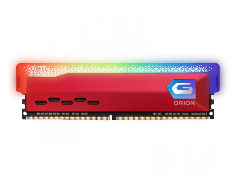GEIL DIMM DDR4 8GB 3200MHz Orion RGB AMD Edition Red GAOSR48GB3200C16BSC cena