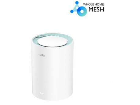 CUDY M1300 1-pack AC1200 Dual Band 2.4Ghz+5Ghz Whole Home Wi-Fi Mesh System ruter