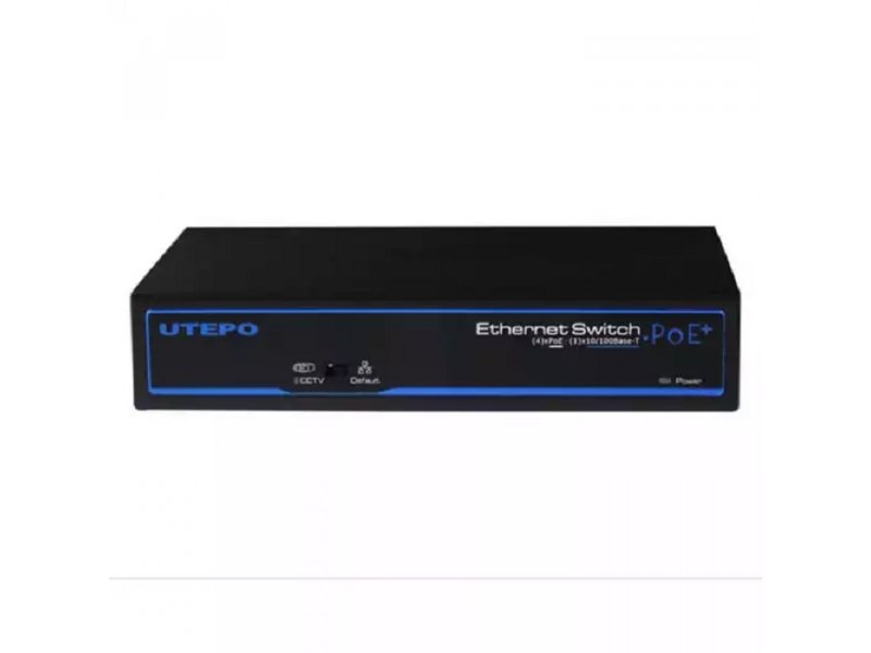 UTEPO Switch 10/100 4-port PoE UTP3-SW04-TP60 + 2x Uplink ...