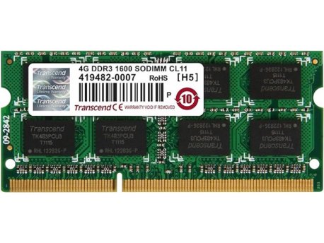 TRANSCEND DDR3 4GB SO-DIMM 1600MHz (JM1600KSN-4G) memorija
