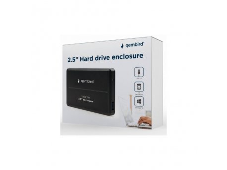 GEMBIRD EE2-U3S-2 USB 3.0 Externo kuciste za 2.5   SATA hard diskove, aluminium, crni cena