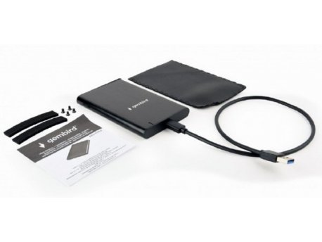 GEMBIRD EE2-U3S-6 USB 3.1 Externo kuciste za 2.5   SATA hard diskove, Type-C, bruseni aluminium,crno cena