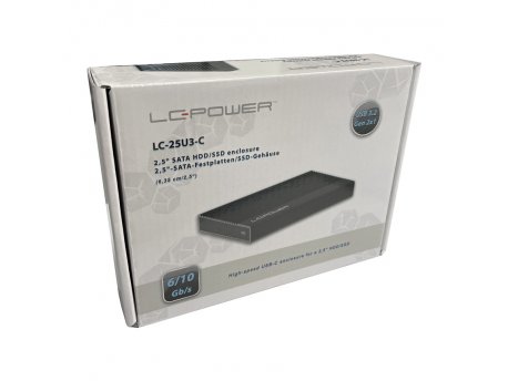 LC POWER HDD rack2.5   LC-25U3-C SATA USB3.2 Gen2x1 USB-C crni cena