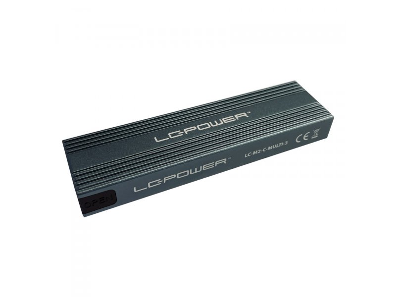 LC POWER HDD SSD RackLC-M2-C-MULTI-3 - M.2 SSD Enclosure (NVMe & SATA) cena