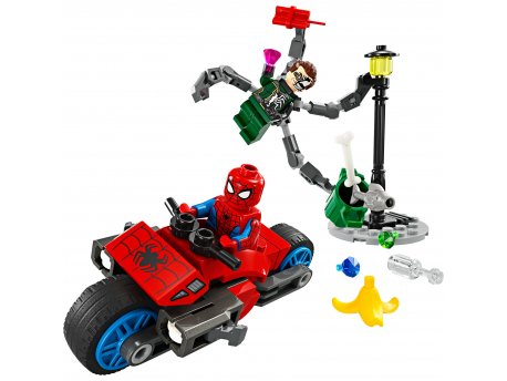 LEGO 76275 Jurnjava motociklima: Spajdermen protiv Dok Oka
