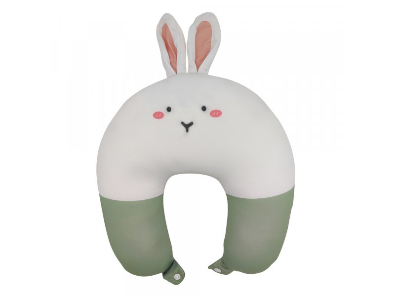MOYE 2 in 1 Pillow Green Rabbit