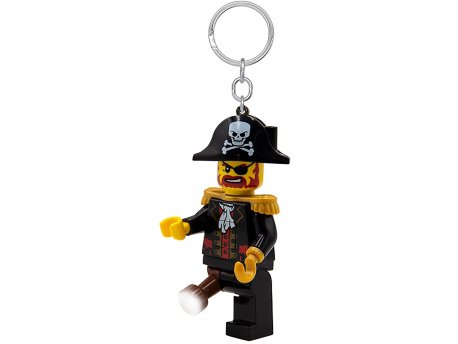 LEGO Iconic privezak za ključeve sa svetlom: Kapetan Kockobradi