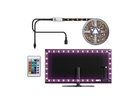 PROSTO Set RGB LED traka 5m LTK5050/30RGB-RC/5