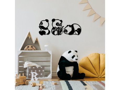 WALLXPERT Zidna dekoracija Pandas 298