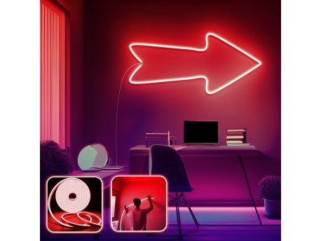 OPVIQ Zidna LED dekoracija Arrow Large Red