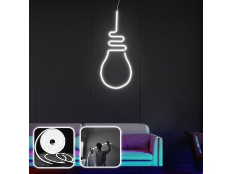 OPVIQ Zidna LED dekoracija Bulb Light Medium White