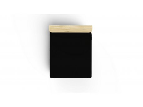 L`ESSENTIEL MAISON Ranforce dušečni čaršav (90 x 190) Black