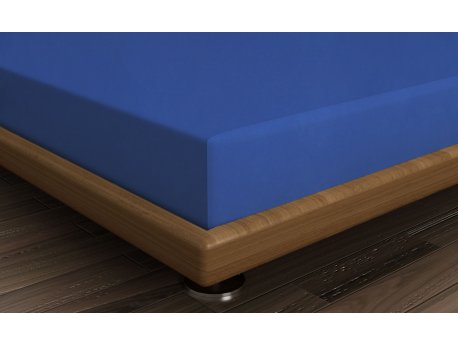 L`ESSENTIEL MAISON Ranforce dušečni čaršav (90 x 190) Dark Blue