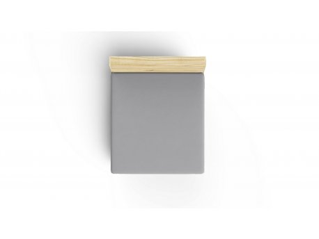 L`ESSENTIEL MAISON Ranforce dušečni čaršav (90 x 200) Grey