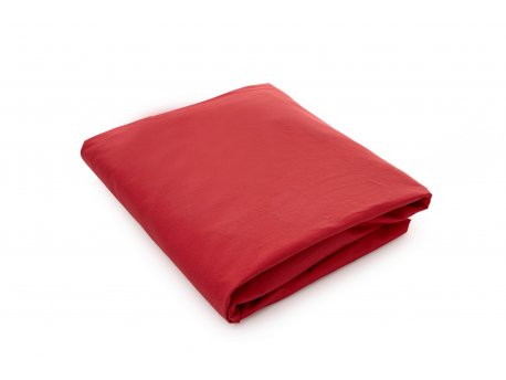 L`ESSENTIEL MAISON Ranforce dušečni čaršav (90 x 200) Red